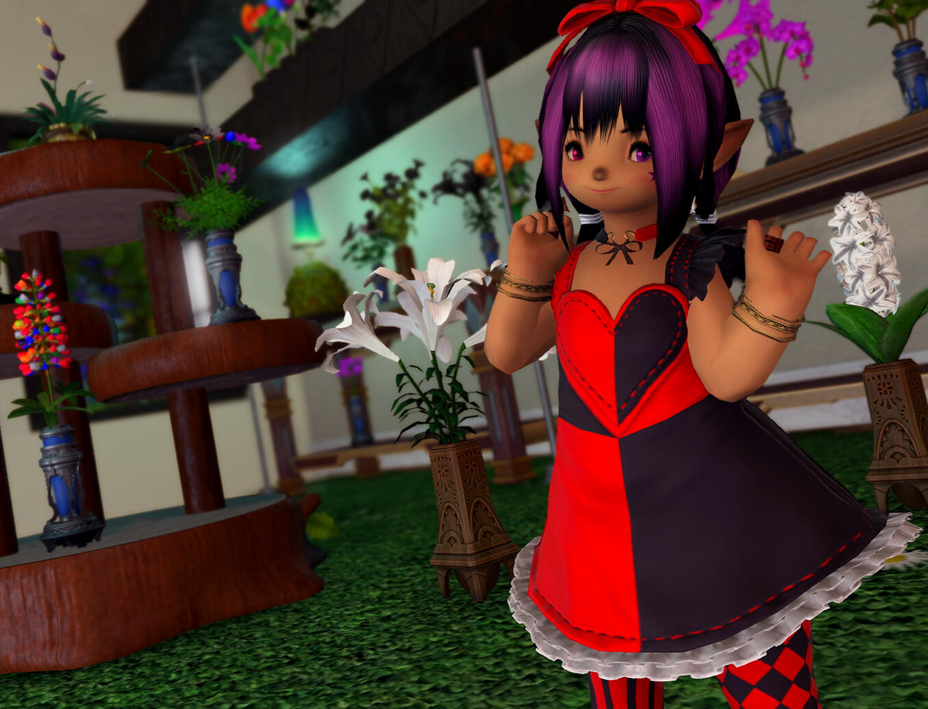 Alatha in Ruby Red Flower Shop